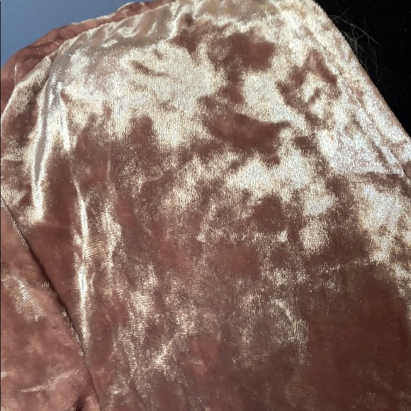 Leith Ruched Velour Wrap Dress - Picture 7 of 9